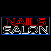 Double Stroke Nail Salon Leuchtreklame