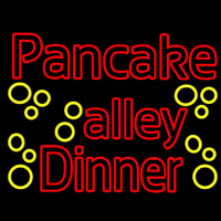 Double Stroke Pancake Alley Dinner Leuchtreklame