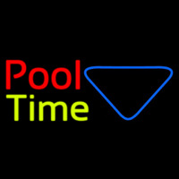 Double Stroke Pool Time With Billiard Leuchtreklame