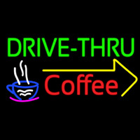 Drive Thru Coffee Leuchtreklame