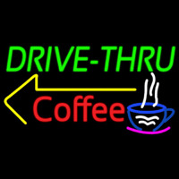 Drive Thru Coffee Leuchtreklame