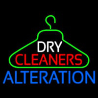 Dry Cleaners Hanger Logo Alteration Leuchtreklame