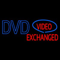 Dvd Video E changed Leuchtreklame