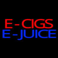 E Cigs E Juice Leuchtreklame