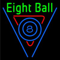 Eight Ball Leuchtreklame