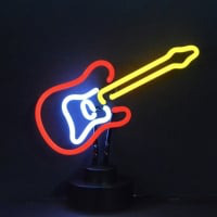 Electric Guitar Desktop Leuchtreklame