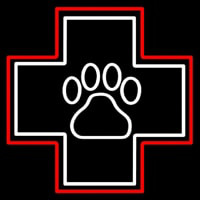 Emergency Icon Veterinary Leuchtreklame