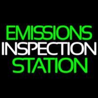 Emissions Inspection Station Leuchtreklame