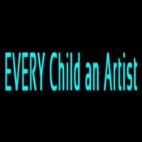 Every Child An Artist Leuchtreklame