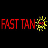 Fast Tan Leuchtreklame