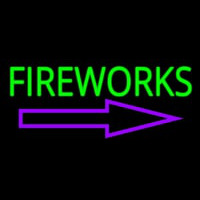 Fireworks With Arrow 1 Leuchtreklame