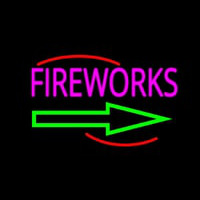 Fireworks With Arrow 2 Leuchtreklame
