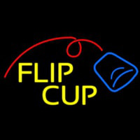 Flip Cup Logo Leuchtreklame