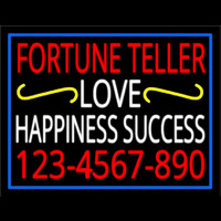 Fortune Teller Love Happiness Success with Phone Number Leuchtreklame
