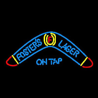 Fosters Lager Boomerang Beer Sign Leuchtreklame