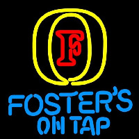 Fosters On Tap Beer Sign Leuchtreklame