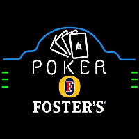 Fosters Poker Ace Cards Beer Sign Leuchtreklame