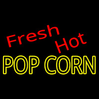 Fresh Hot Popcorn Leuchtreklame