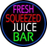 Fresh Squeezed Juice Bar Leuchtreklame