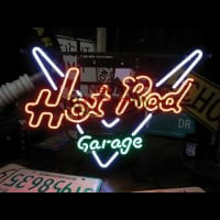 GARAGE HOT ROD Leuchtreklame