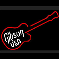 GIBSON USA ELECTRIC GUITAR Leuchtreklame