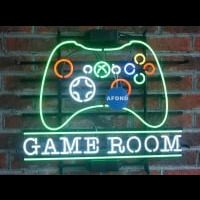 Game Room MAN CAVE  Leuchtreklame