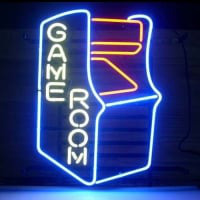 Gameroom Retro Laden Offen Leuchtreklame
