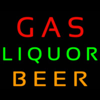 Gas Liquor Beer Leuchtreklame