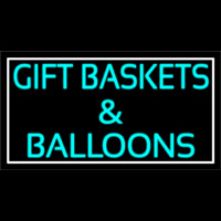 Gift Baskets Balloons With Border Leuchtreklame