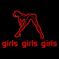 Girls Girls Girls Strip Club Leuchtreklame