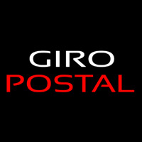 Giro Postal Leuchtreklame