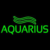 Green Aquarius Leuchtreklame