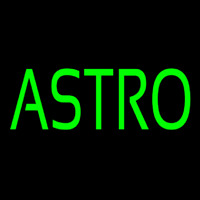 Green Astro Leuchtreklame