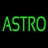 Green Astro Leuchtreklame
