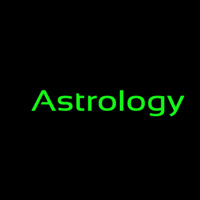 Green Astrology Leuchtreklame