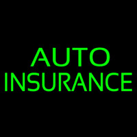 Green Auto Insurance Leuchtreklame
