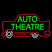 Green Auto Theatre Car Logo Leuchtreklame