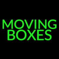 Green Block Moving Bo es Leuchtreklame