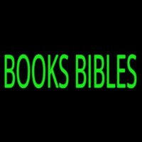 Green Books Bibles Leuchtreklame