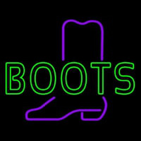 Green Boots Leuchtreklame