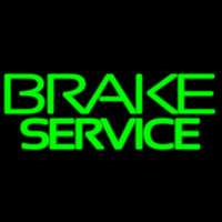 Green Brake Service Leuchtreklame