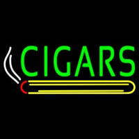 Green Cigars Logo Leuchtreklame