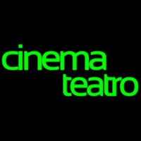 Green Cinema Teatro Leuchtreklame
