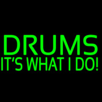 Green Drums 1 Leuchtreklame