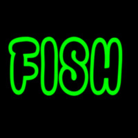 Green Fish Leuchtreklame