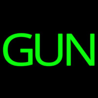 Green Gun Leuchtreklame