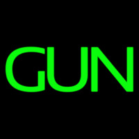 Green Gun Leuchtreklame