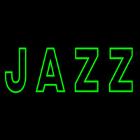 Green Jazz Block Leuchtreklame