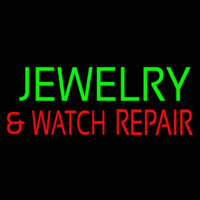 Green Jewelry Red And Watch Repair Block Leuchtreklame