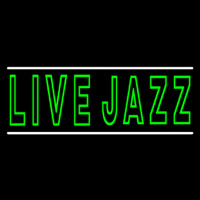 Green Live Jazz 2 Leuchtreklame